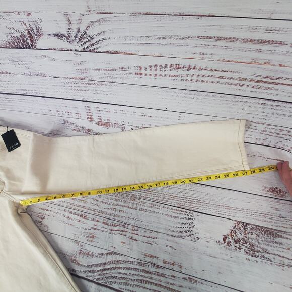 Joe's The Og Straight Ankle Jeans Cream Size 24 Pants Neutral Earthy Minimal NWT - Picture 16 of 16
